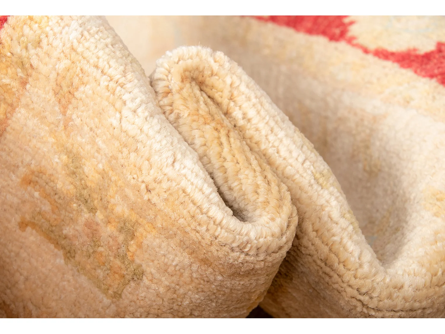 Tappeto per corridoio in lana 60x368 beige Kaizar