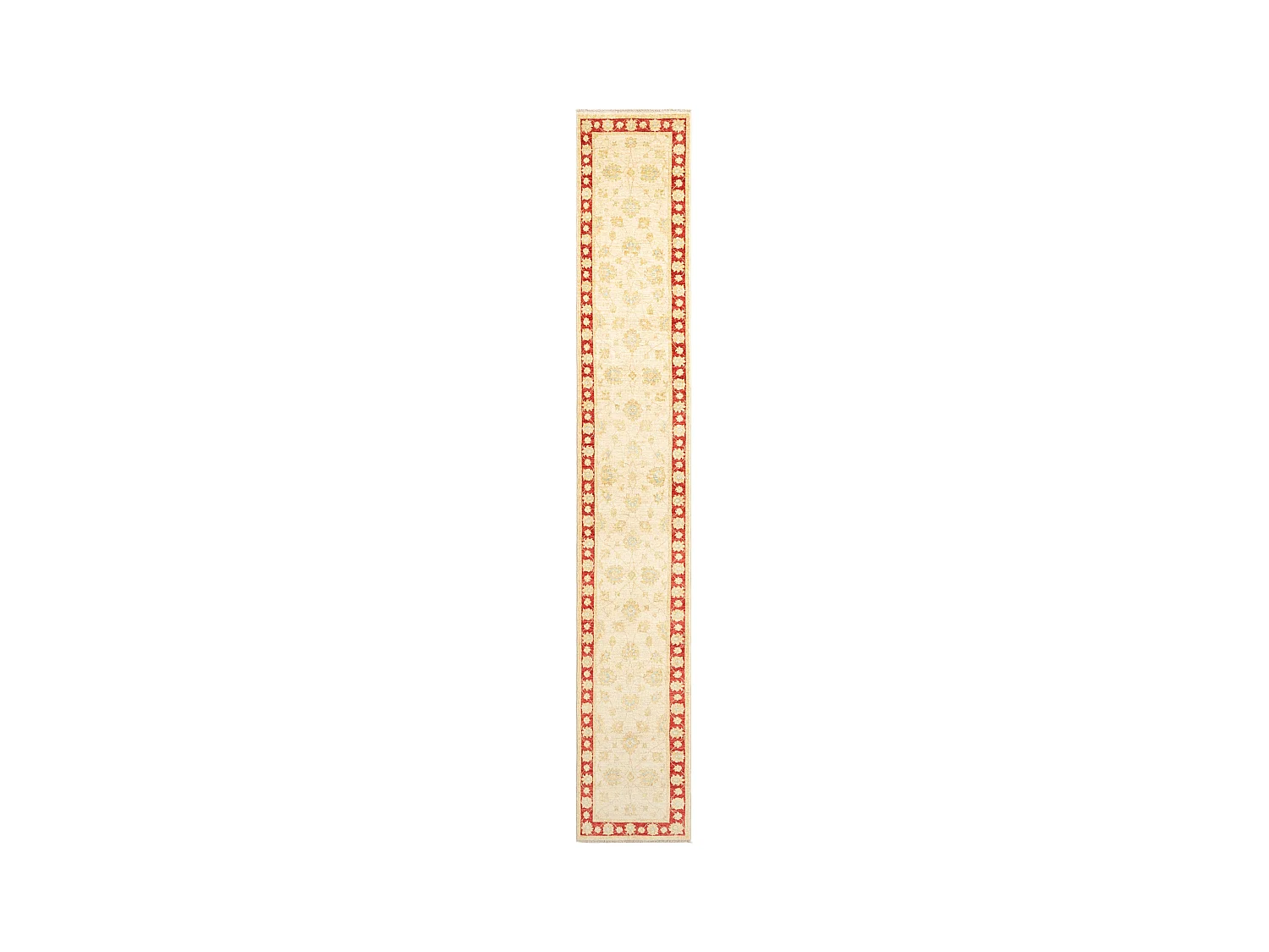 Tapis de couloir en laine 60x368 beige Kaizar