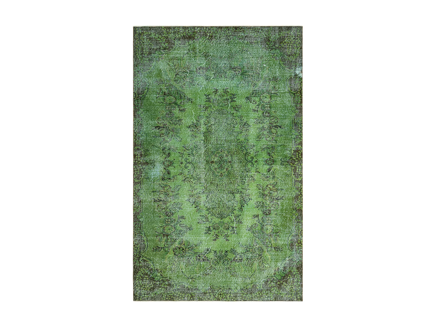 Wollteppich 175x287 Grün Ultra Vintage