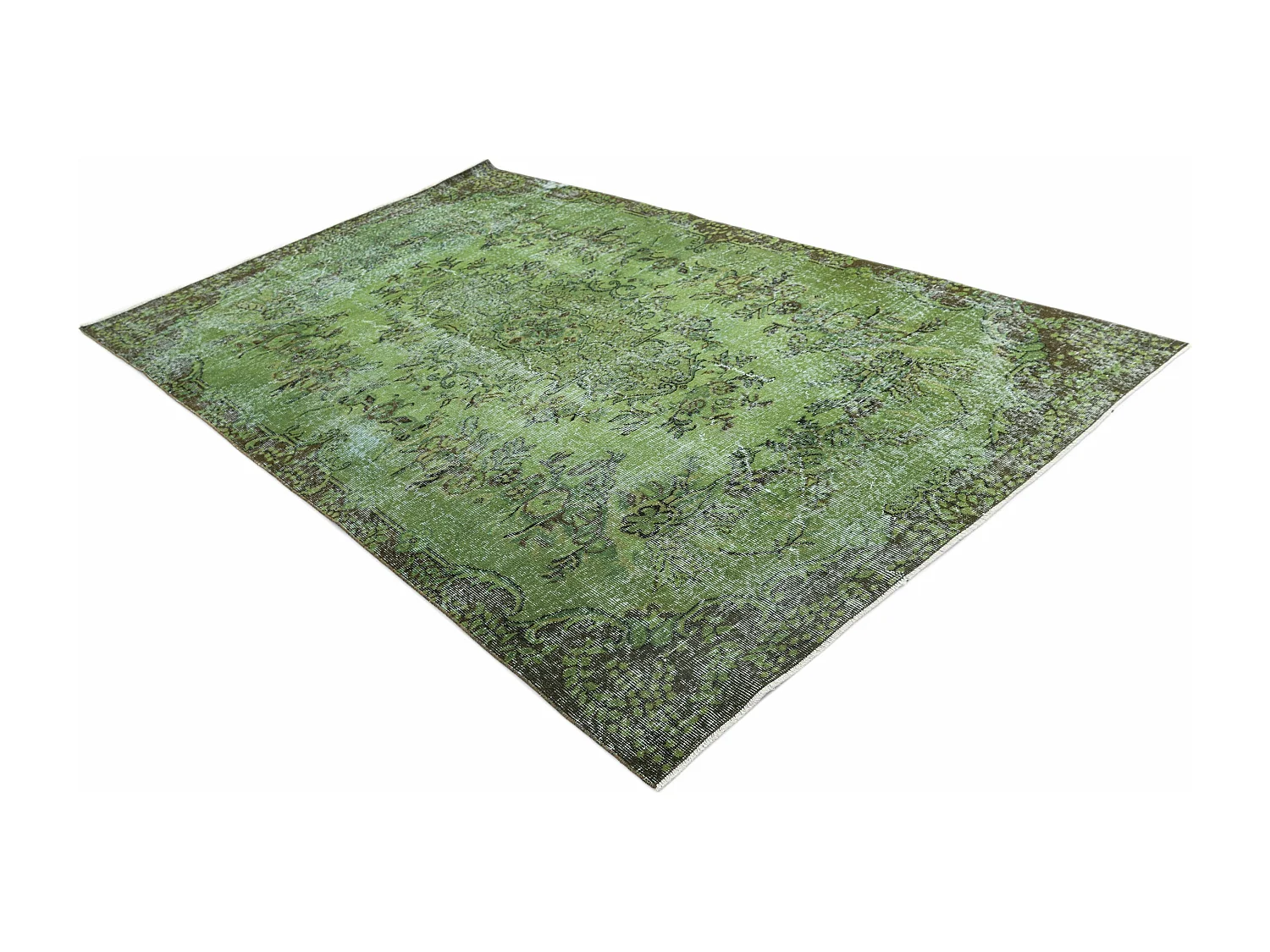 Wollteppich 175x287 Grün Ultra Vintage