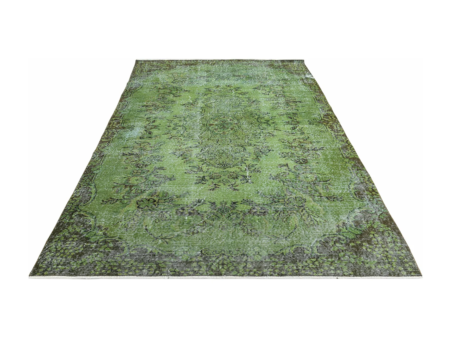 Wollteppich 175x287 Grün Ultra Vintage