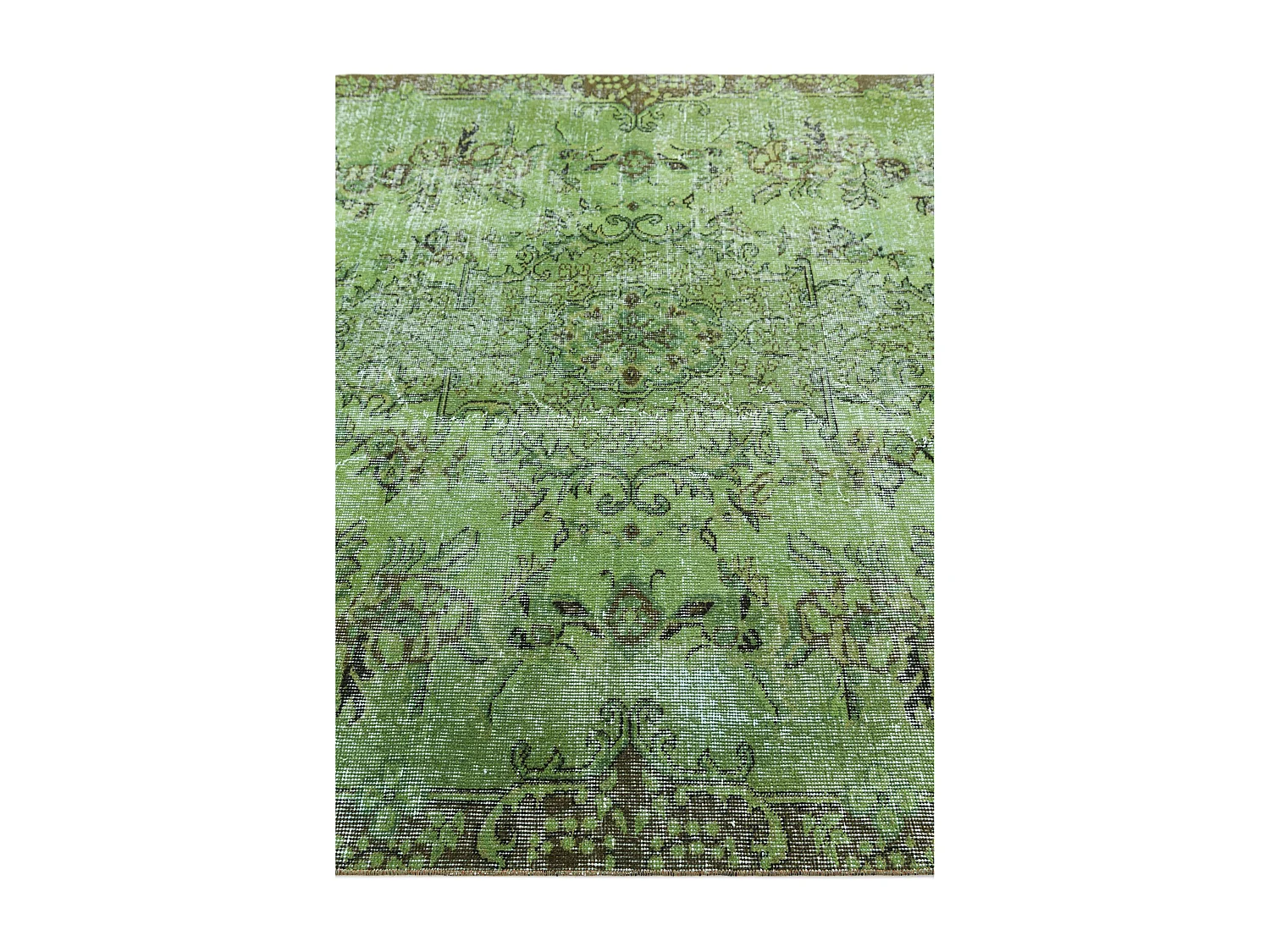 Wollteppich 175x287 Grün Ultra Vintage