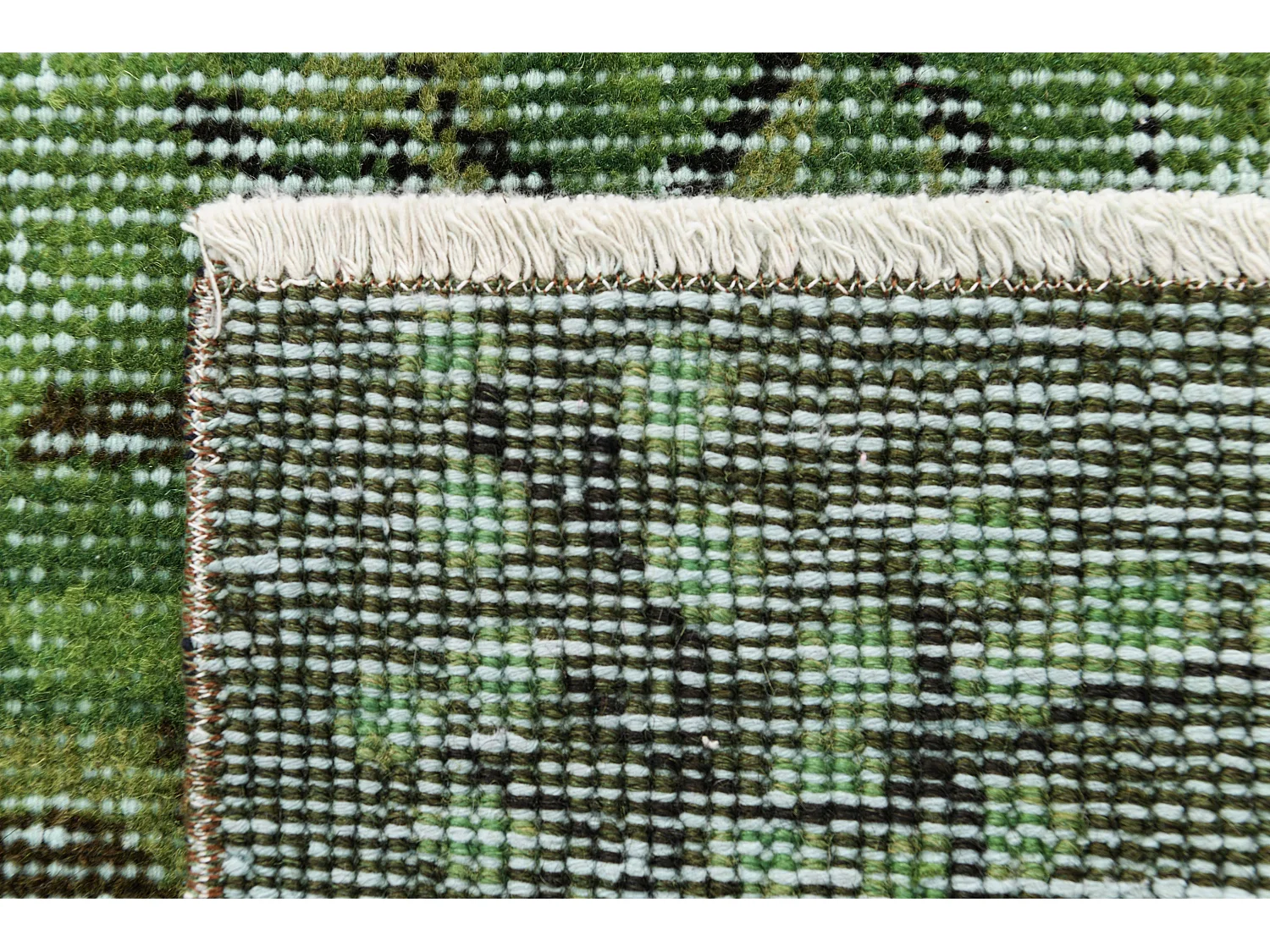 Wollteppich 175x287 Grün Ultra Vintage