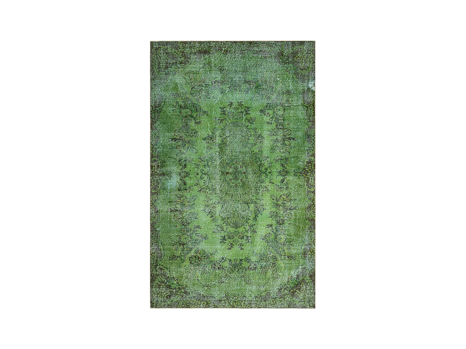 Tapis de laine 175x287 vert Ultra Vintage