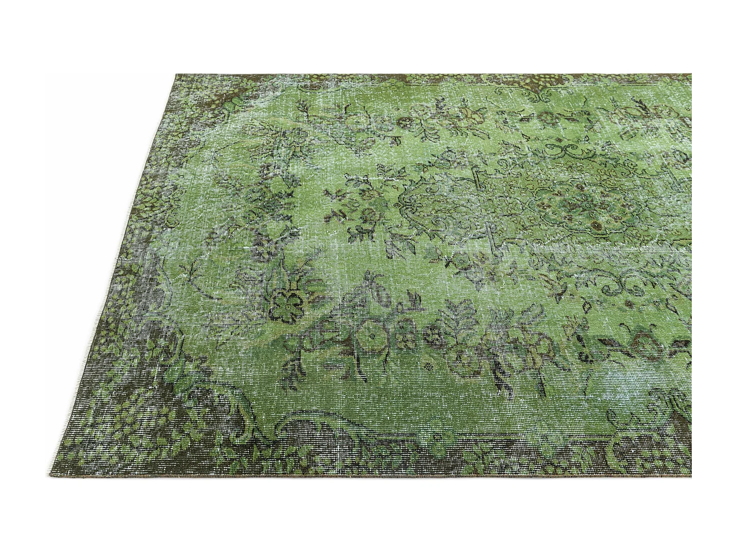 Wollteppich 175x287 Grün Ultra Vintage