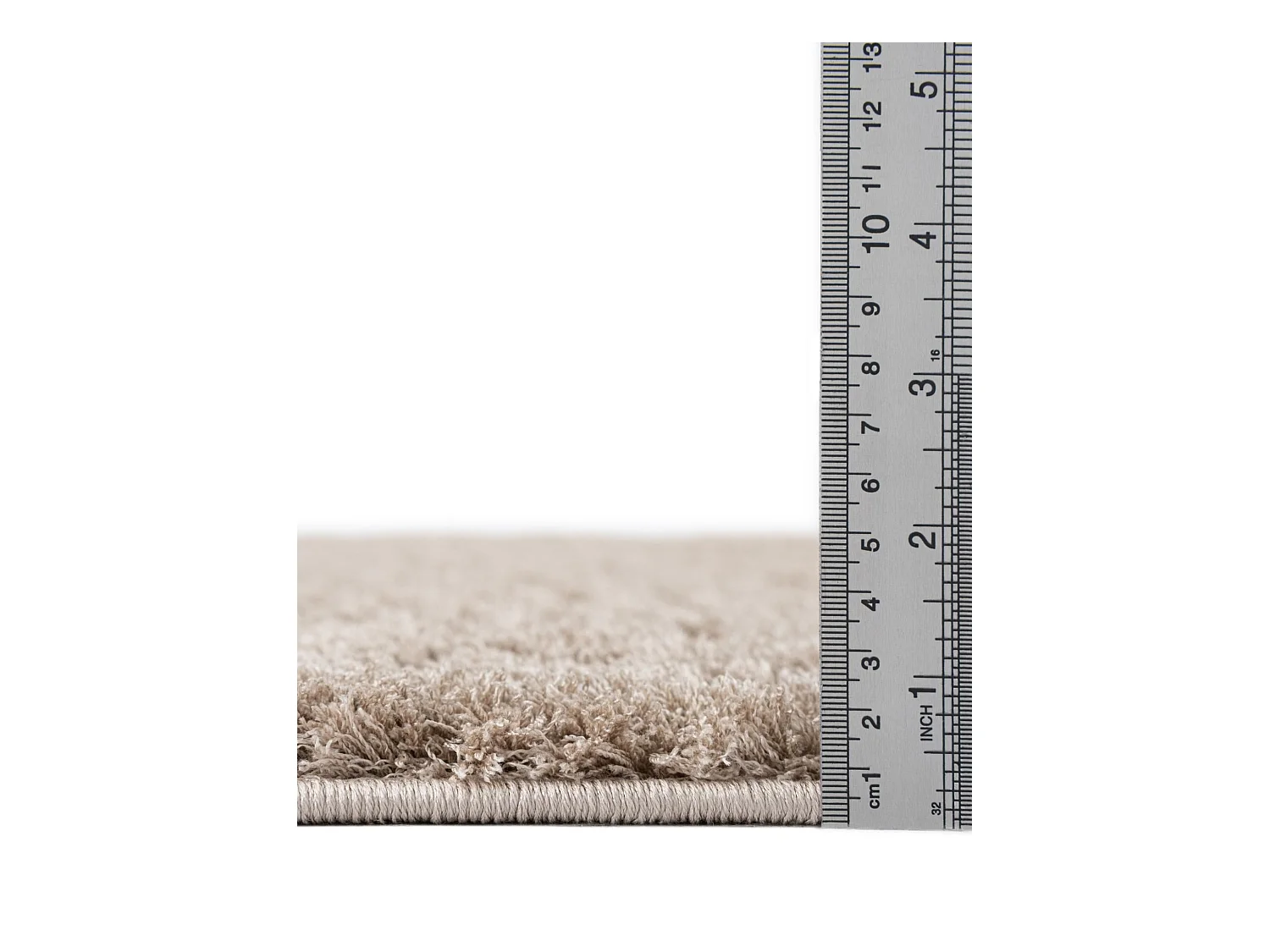 Hoogpolig tapijt 244x160 Beige Luzern