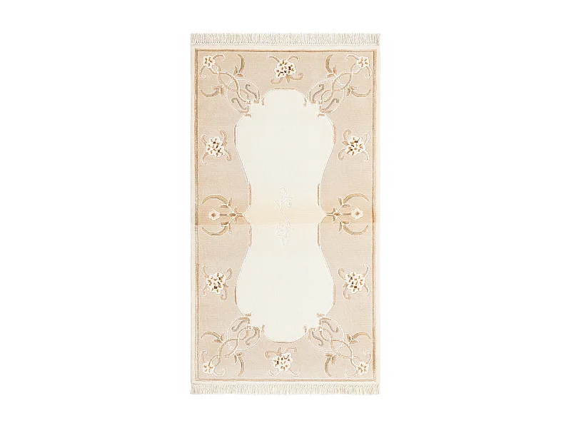 Wollteppich 84x150 Beige Darya