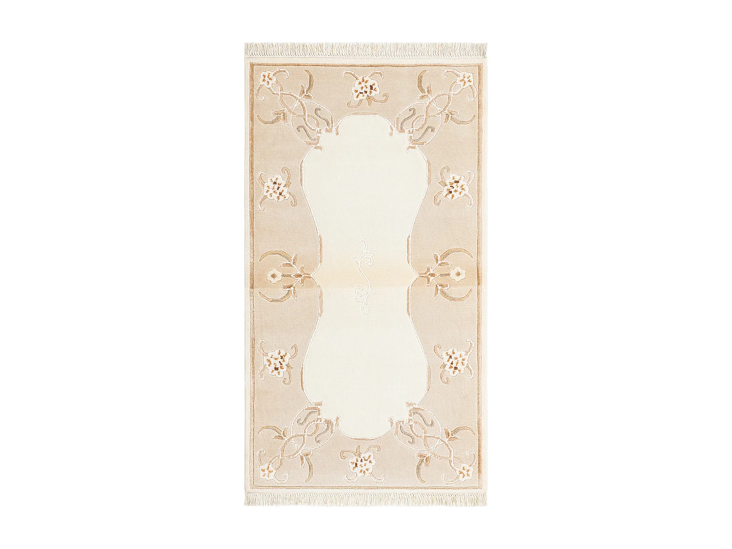 Wollteppich 84x150 Beige Darya