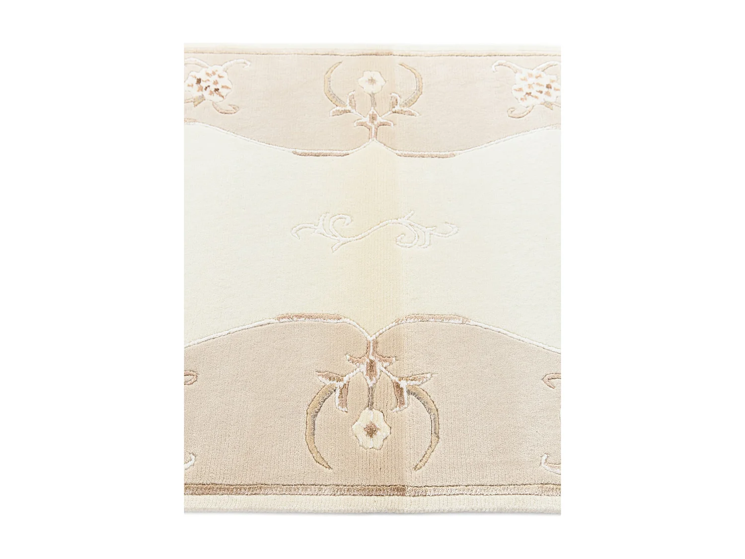 Tapis de laine 84x150 beige Darya