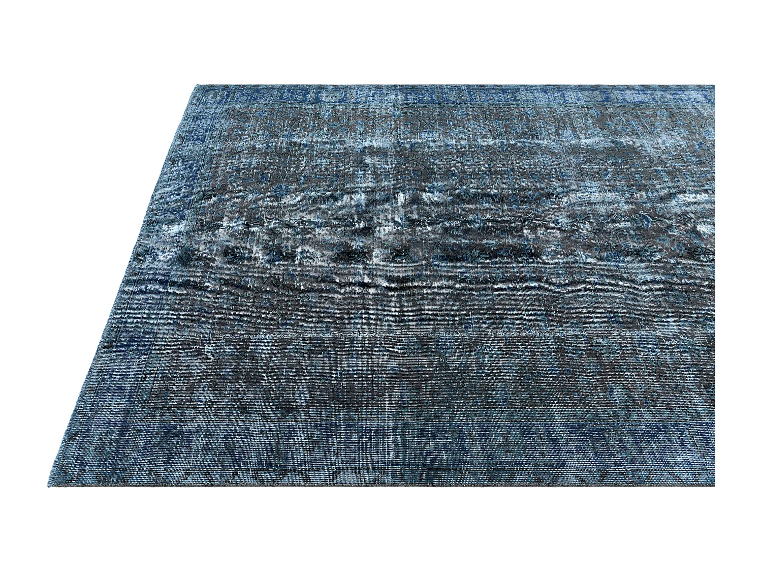 Wollteppich 173x282 Blau Ultra Vintage