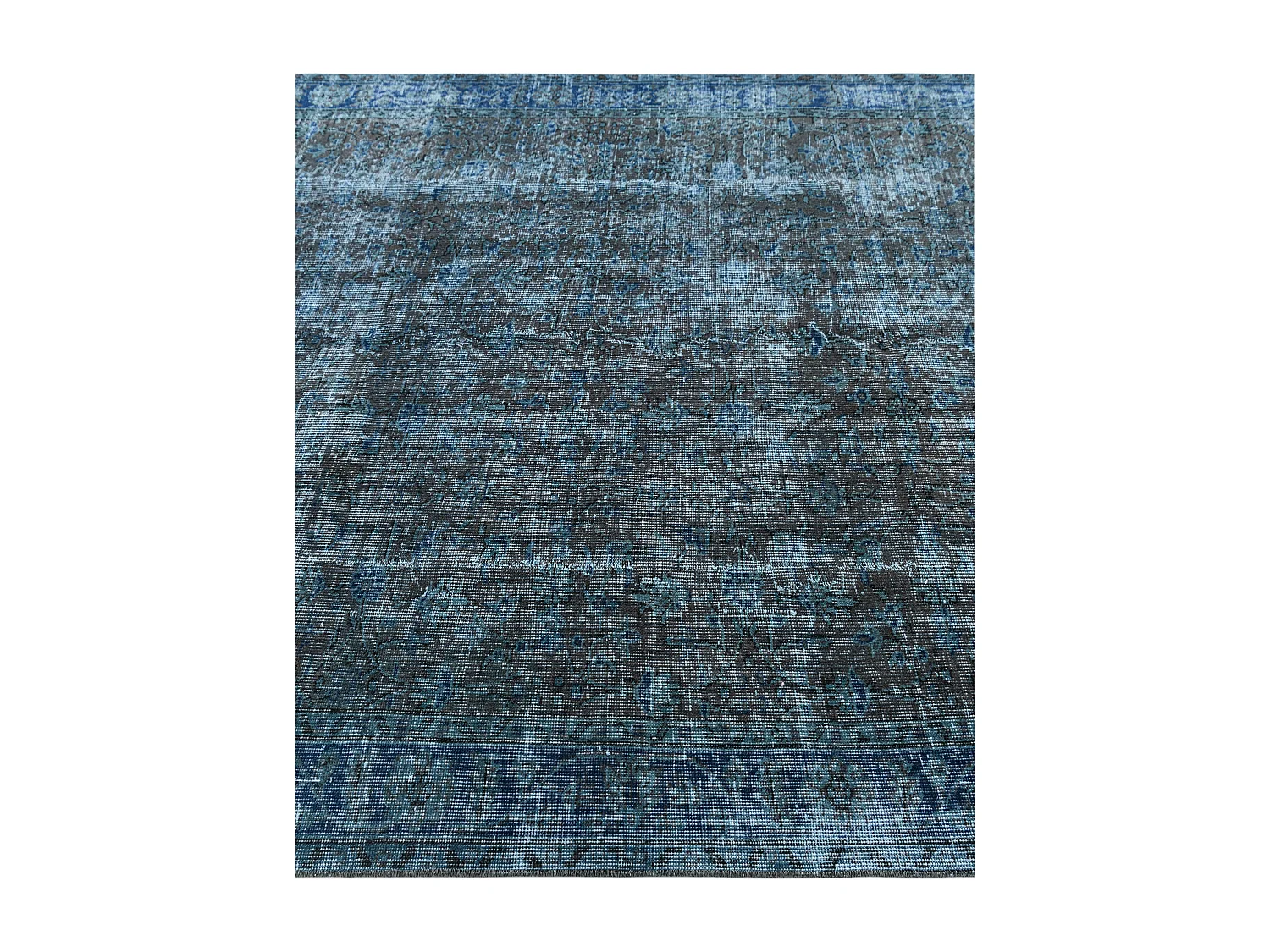 Tapis de laine 173x282 Bleu Ultra Vintage
