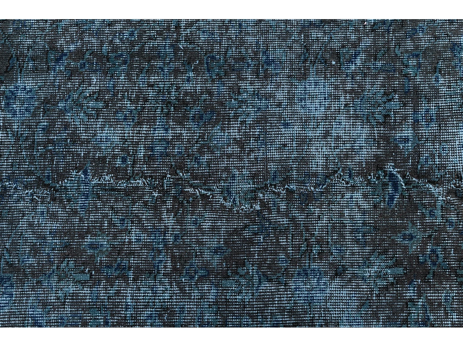 Tapis de laine 173x282 Bleu Ultra Vintage
