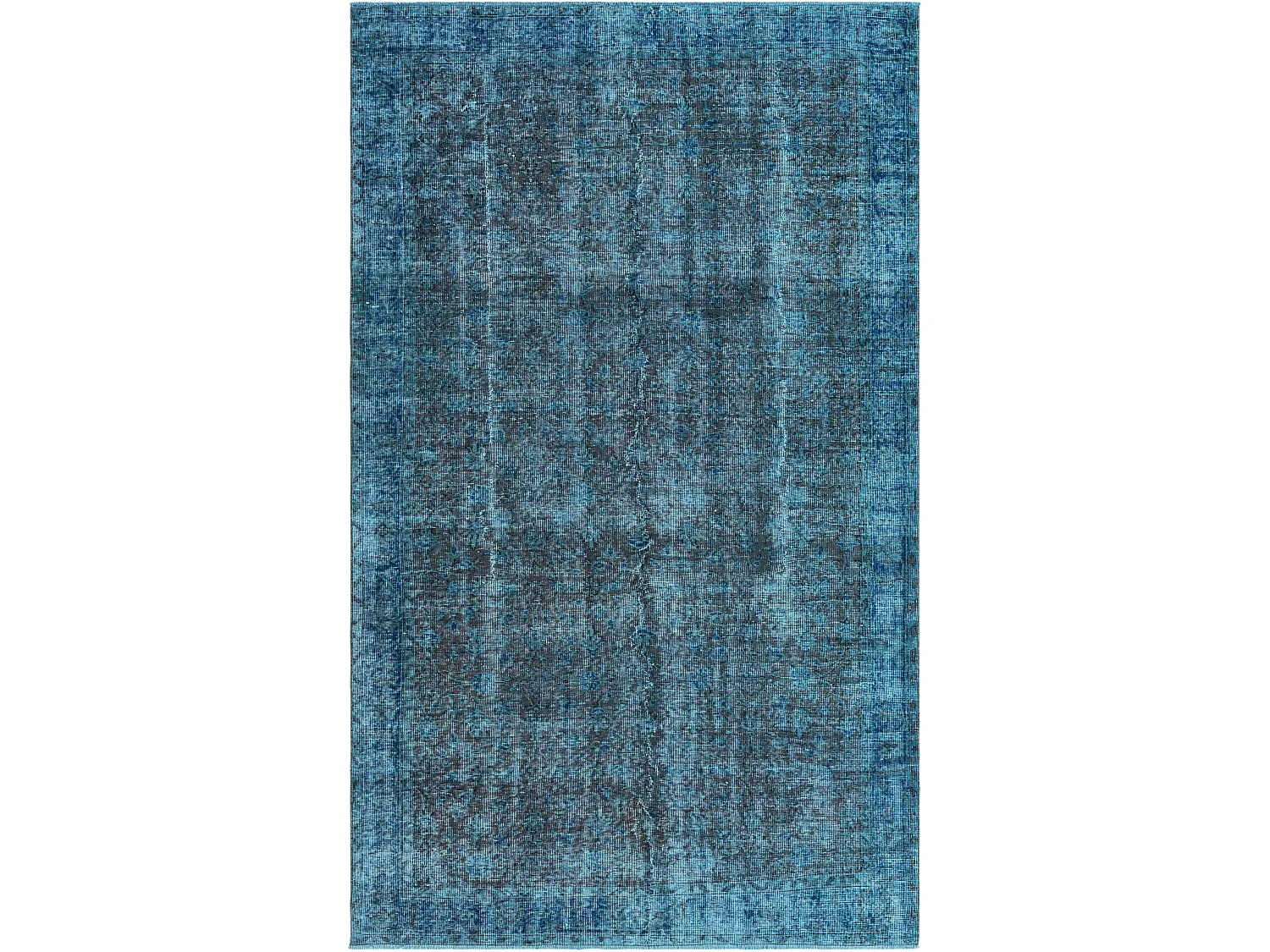 Tapis de laine 173x282 Bleu Ultra Vintage