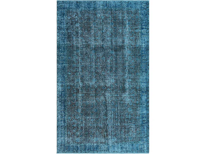 Tapis de laine 173x282 Bleu Ultra Vintage