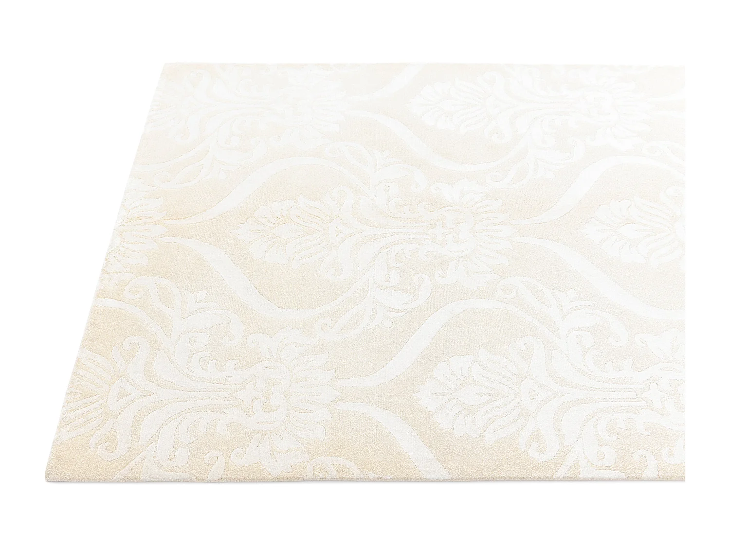 Tapis de laine 124x183 beige Darya