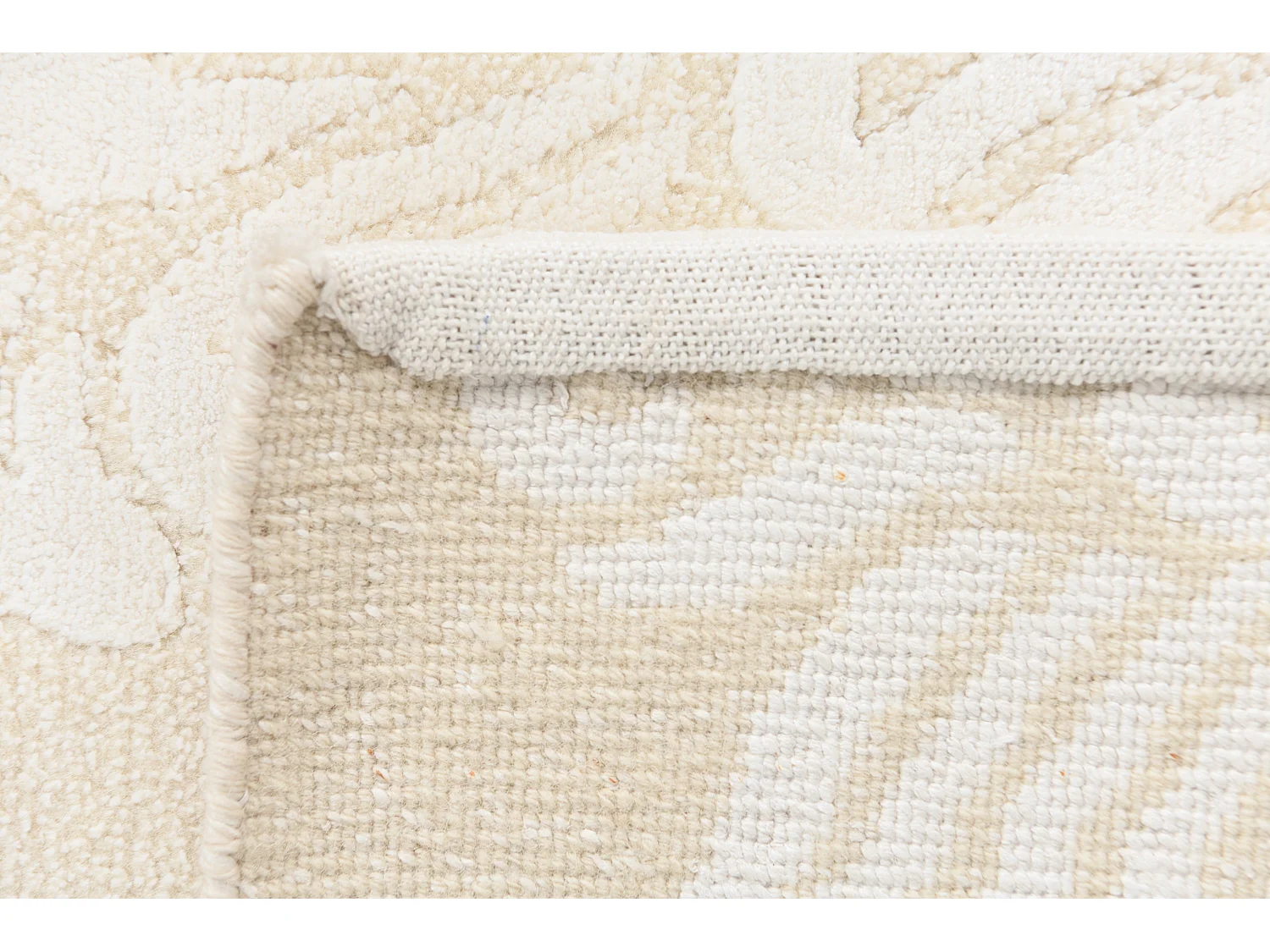 Tapis de laine 124x183 beige Darya