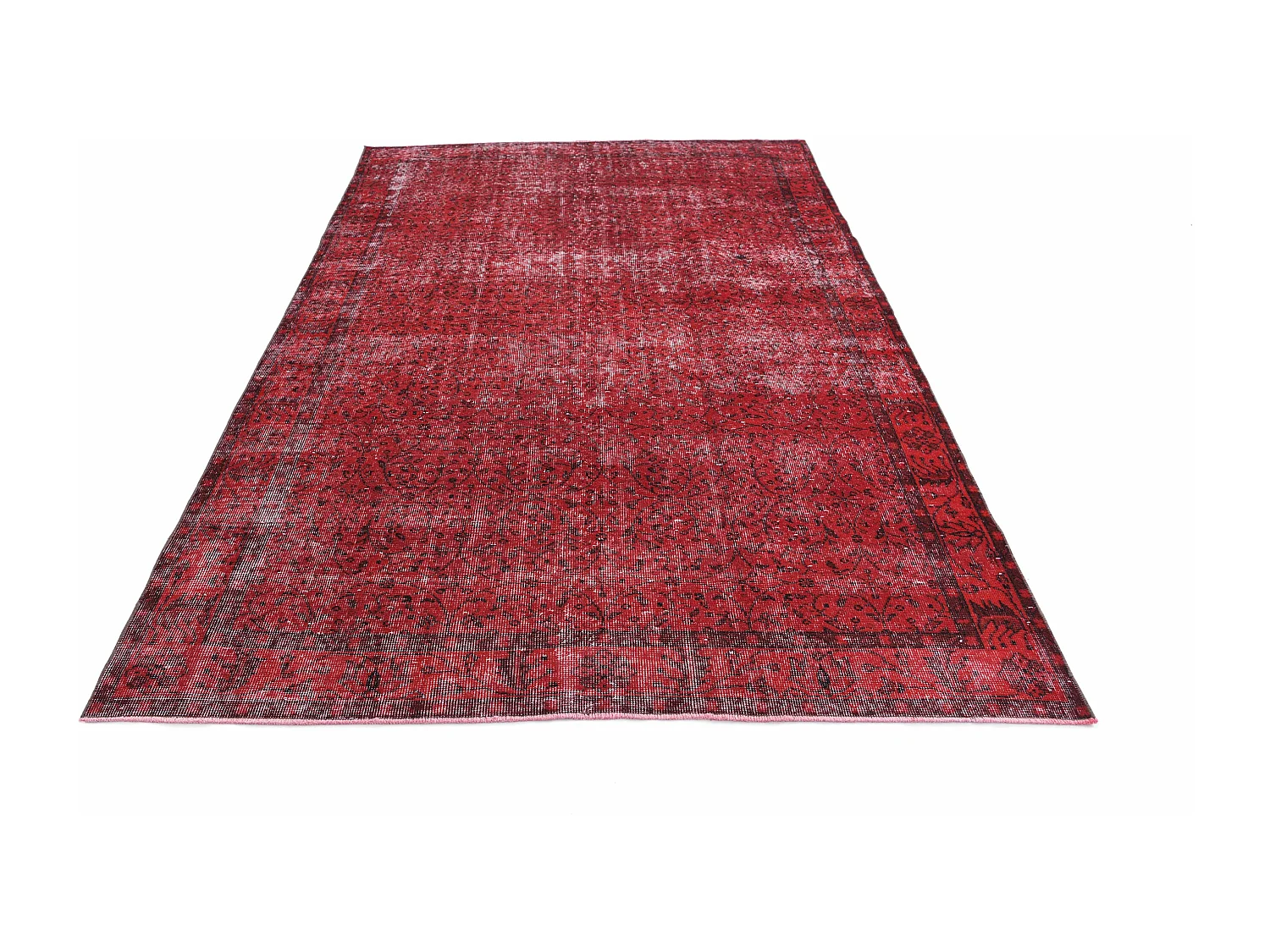 Tapis de laine 175x295 rouge Ultra Vintage