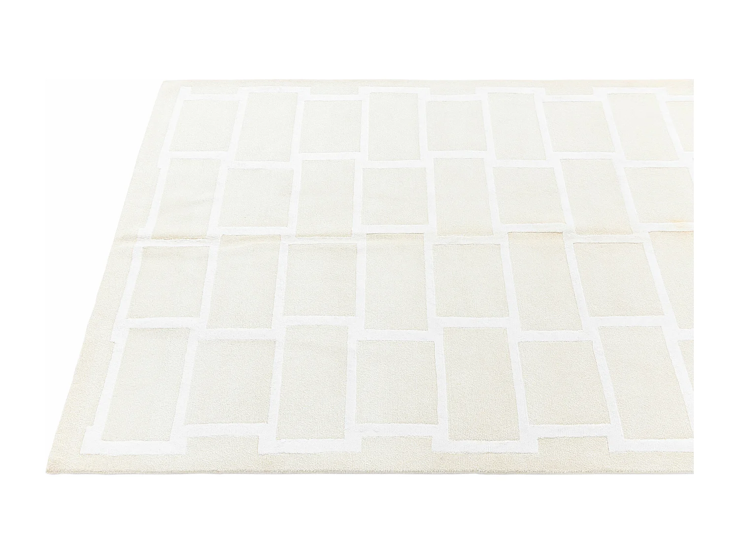 Tapis de laine 119x178 beige Darya