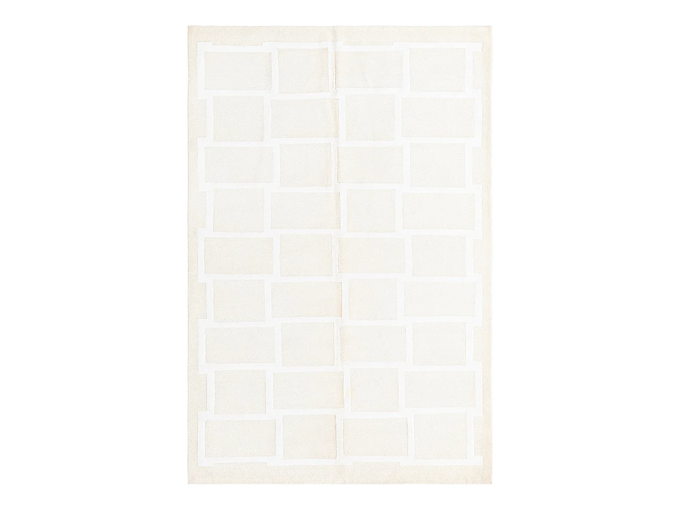 Tapis de laine 119x178 beige Darya