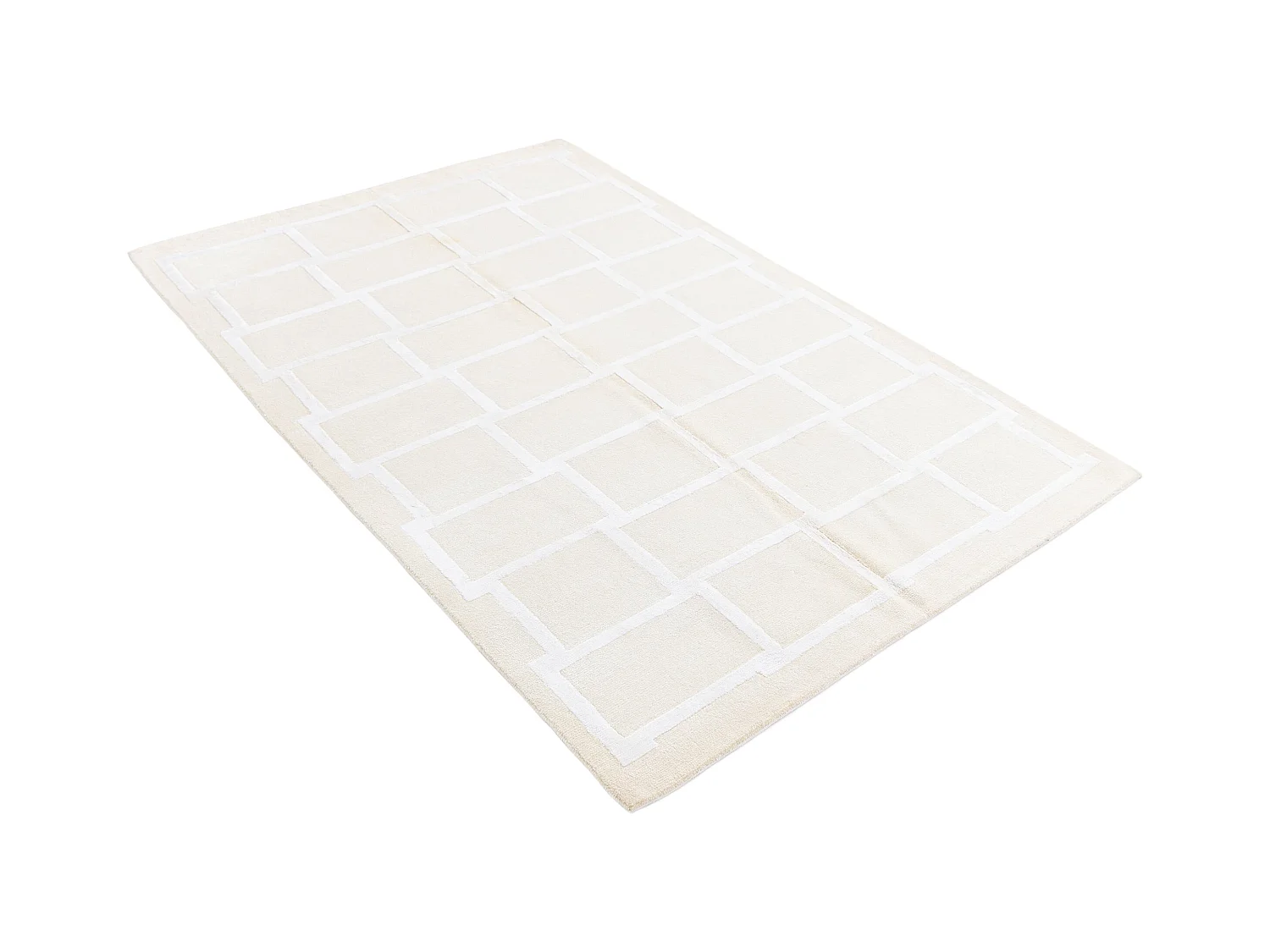 Tapis de laine 119x178 beige Darya