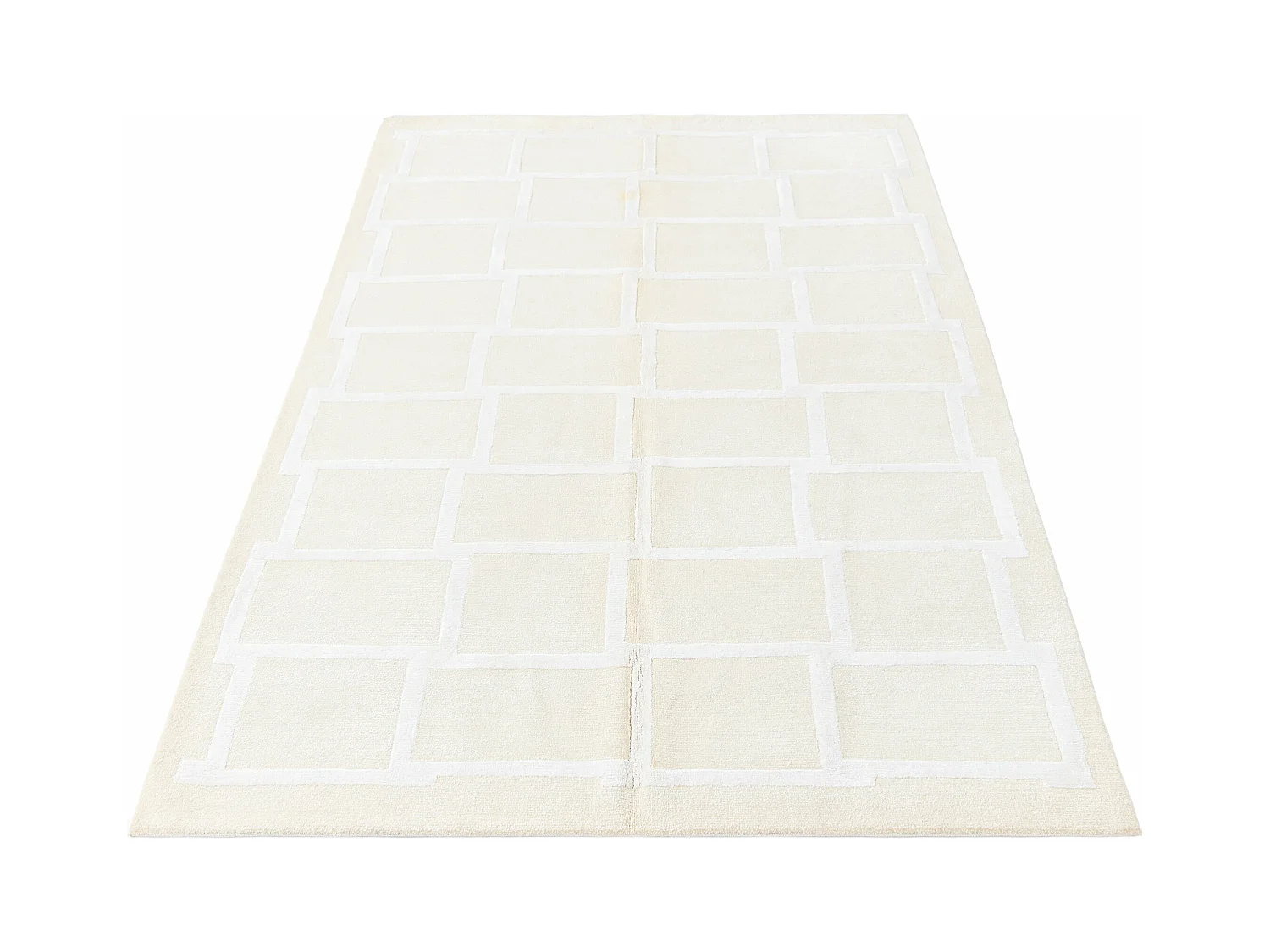 Tapis de laine 119x178 beige Darya
