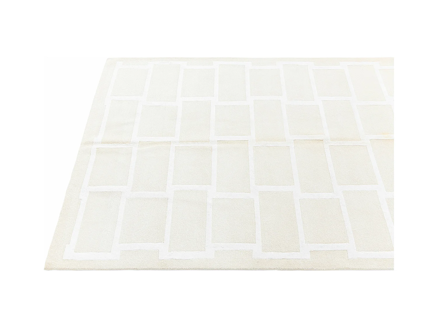 Tapis de laine 119x178 beige Darya
