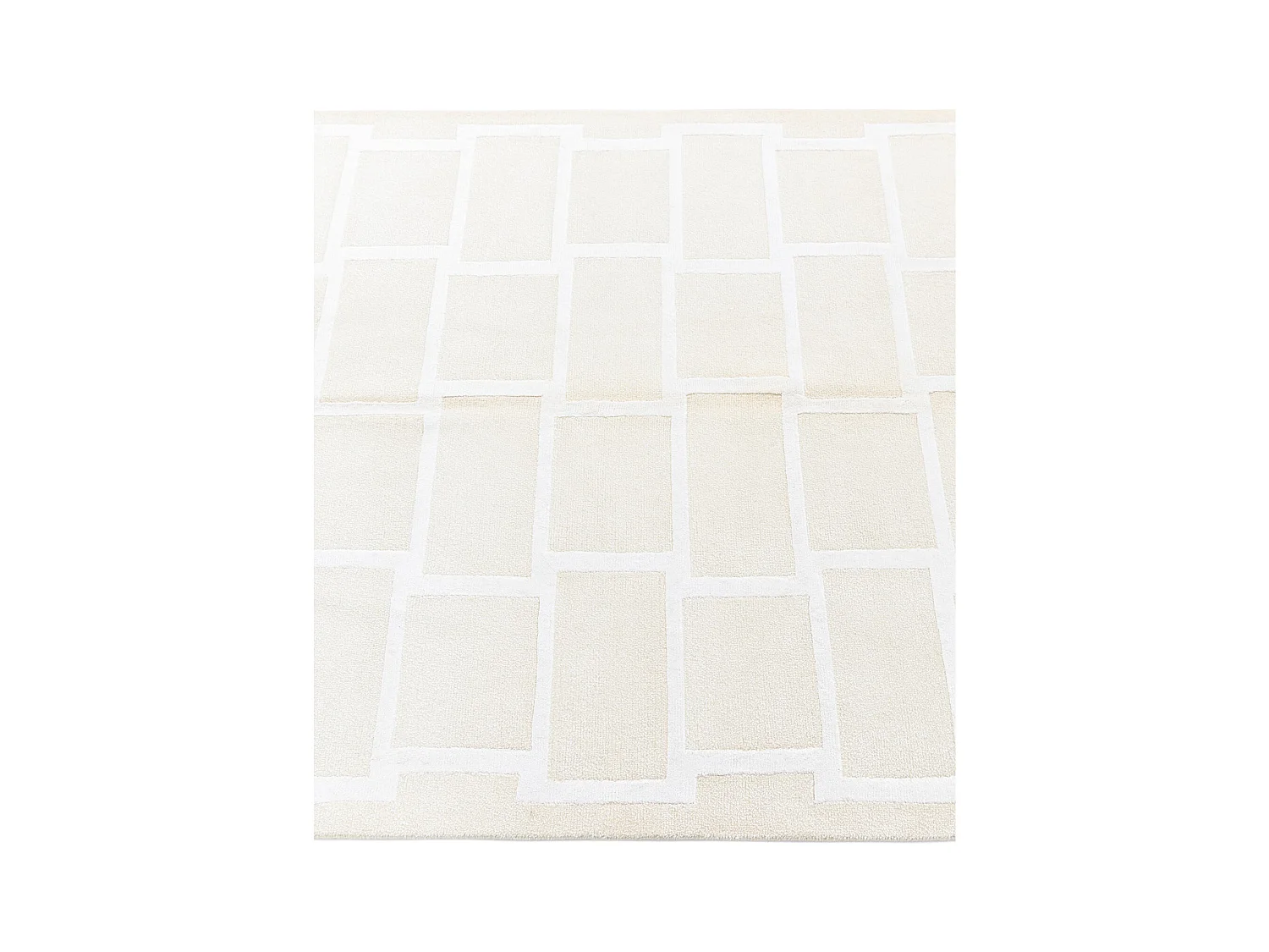 Tapis de laine 119x178 beige Darya