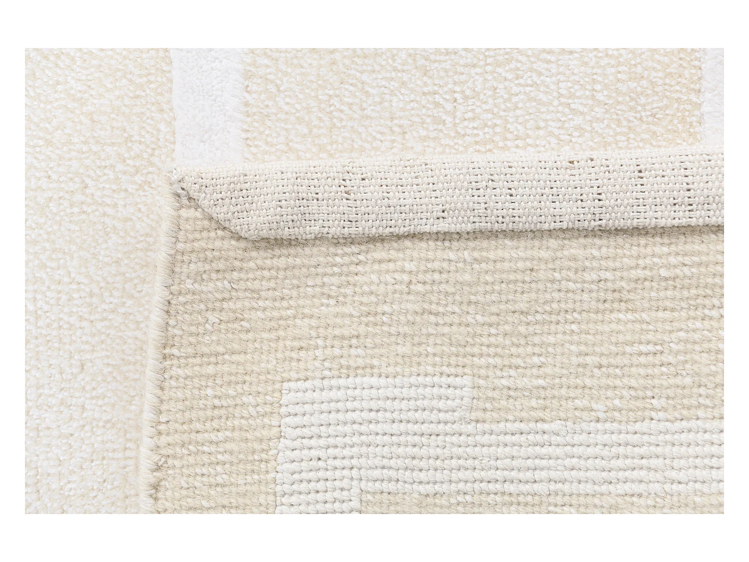 Tapis de laine 119x178 beige Darya