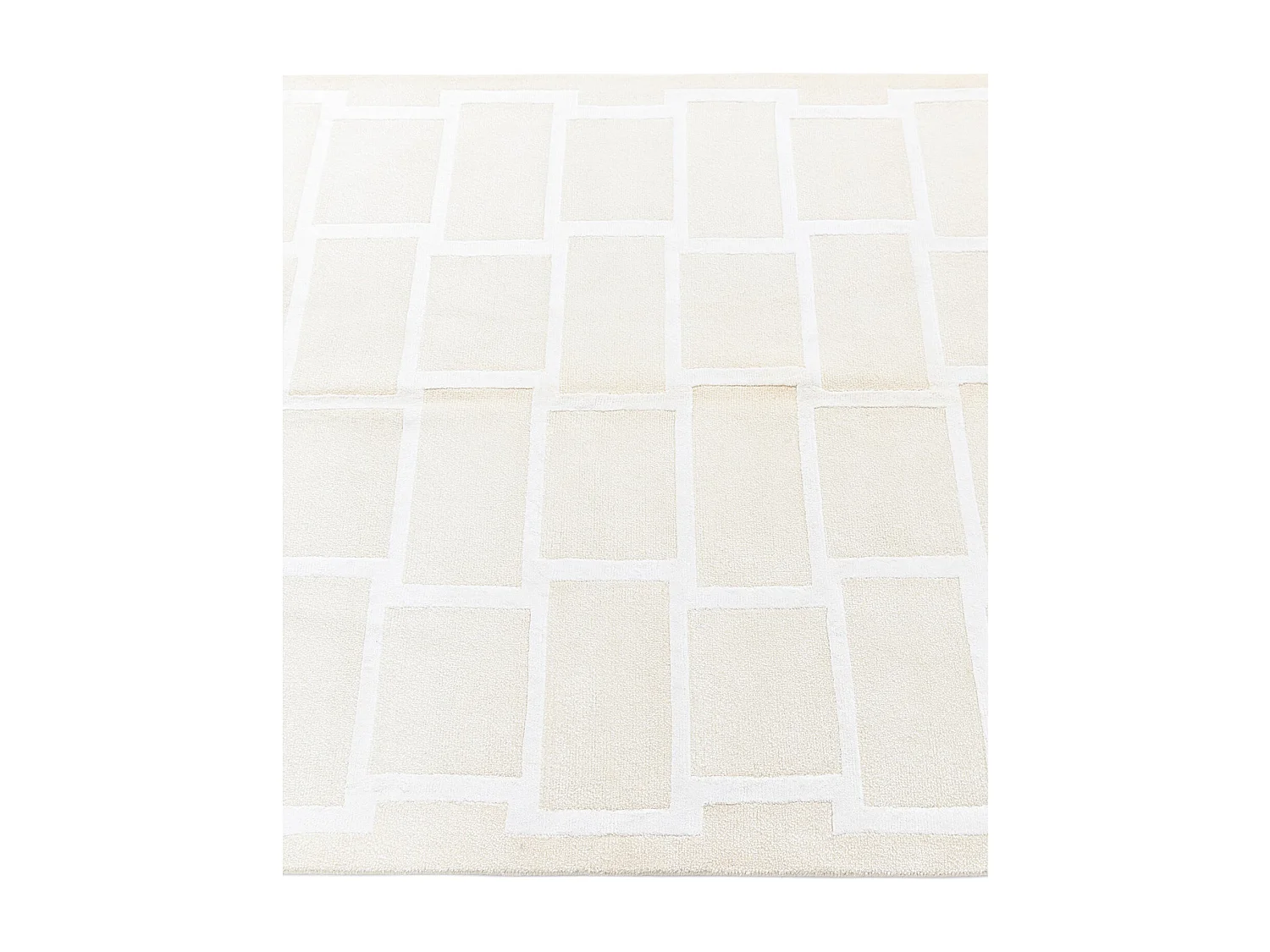 Tapis de laine 119x178 beige Darya