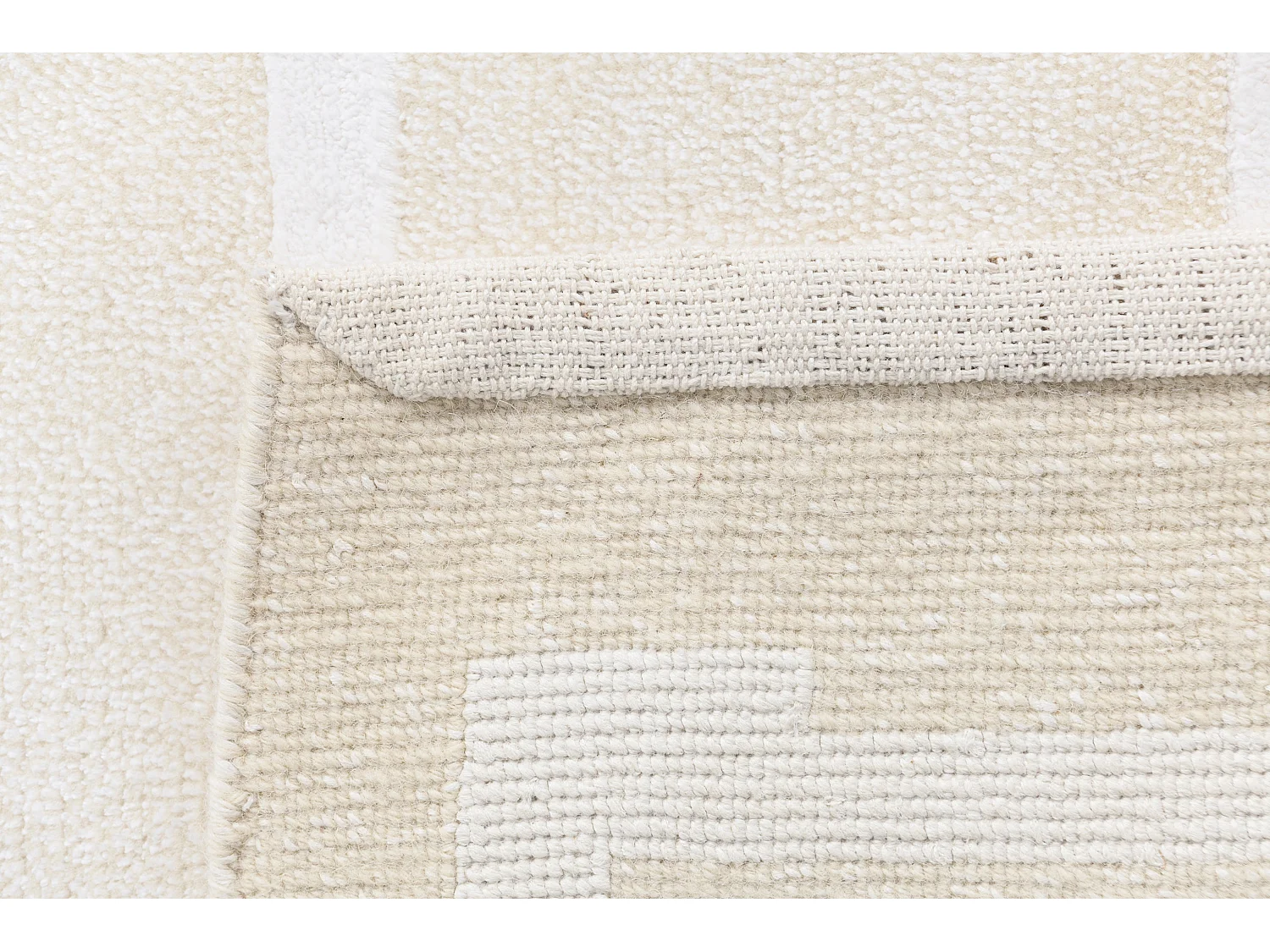 Tapis de laine 119x178 beige Darya