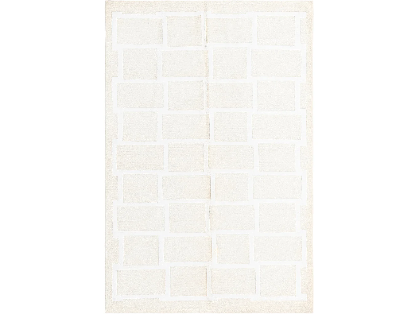 Tapis de laine 119x178 beige Darya
