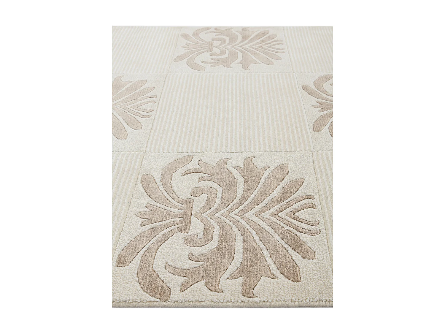 Läufer-Wollteppich 99x399 Beige Darya