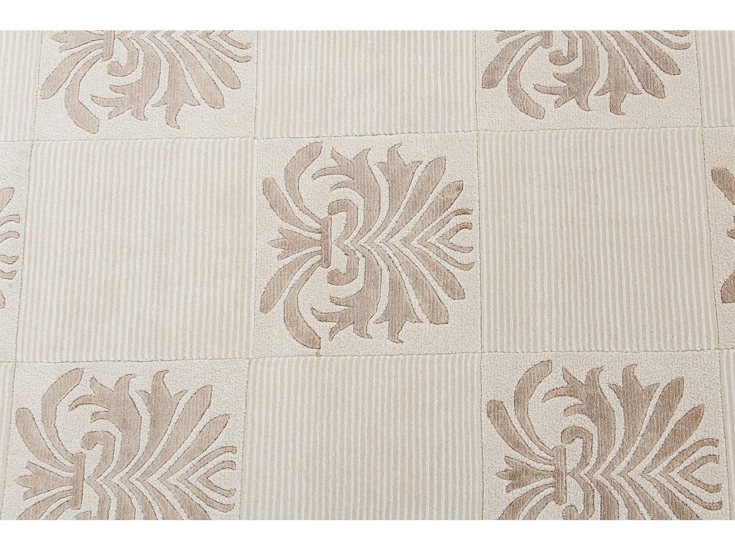 Läufer-Wollteppich 99x399 Beige Darya