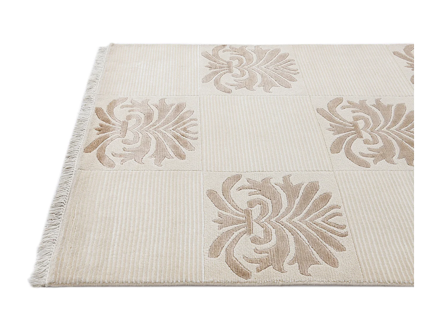 Tapis de couloir en laine 99x399 beige Darya