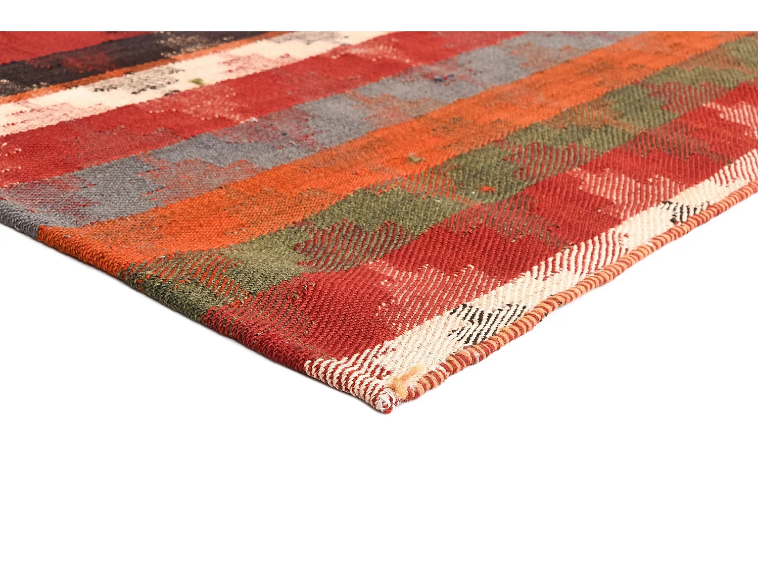 Tapis de laine 135x184 rouge Jajim