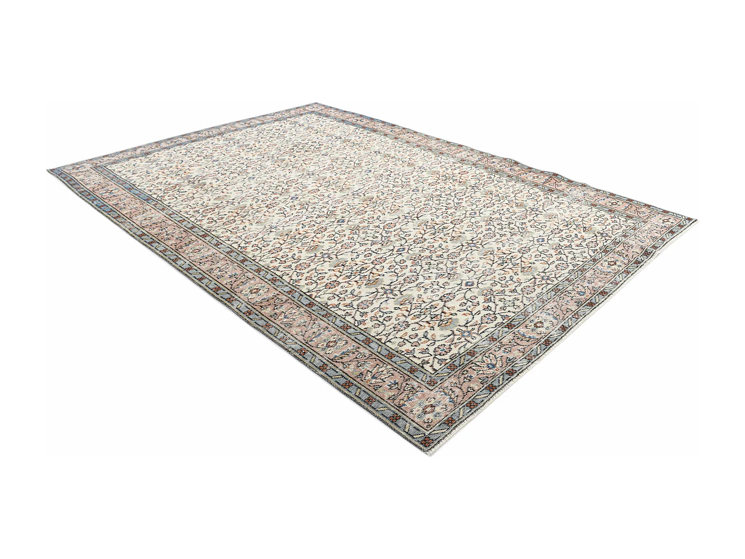 Tappeto in lana 193x302 beige Ultra Vintage