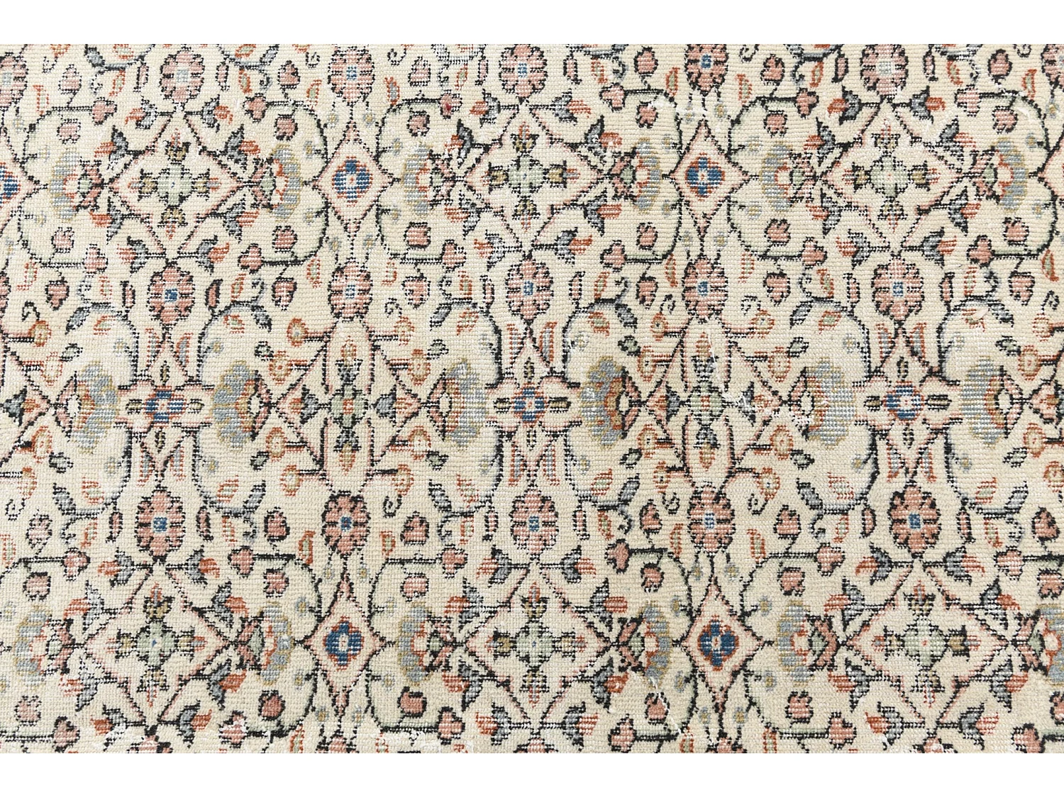 Tappeto in lana 193x302 beige Ultra Vintage