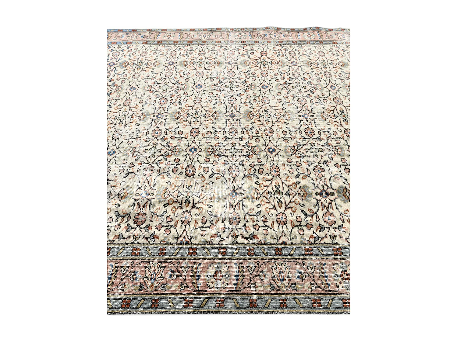 Tappeto in lana 193x302 beige Ultra Vintage