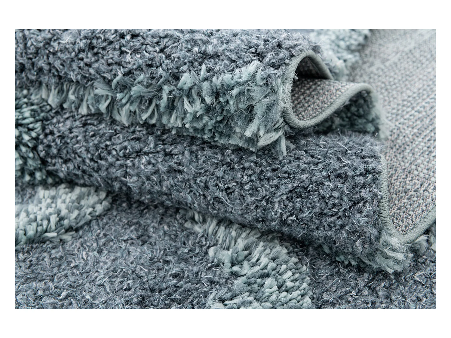 Tappeto shaggy  125x185 Blu Thun Artem