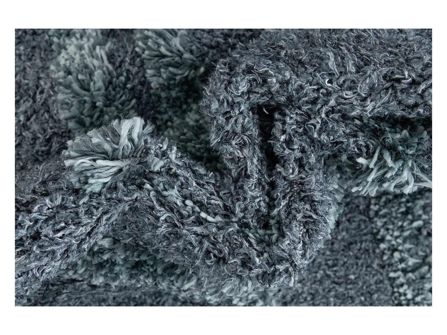 Tappeto shaggy  125x185 Blu Thun Artem