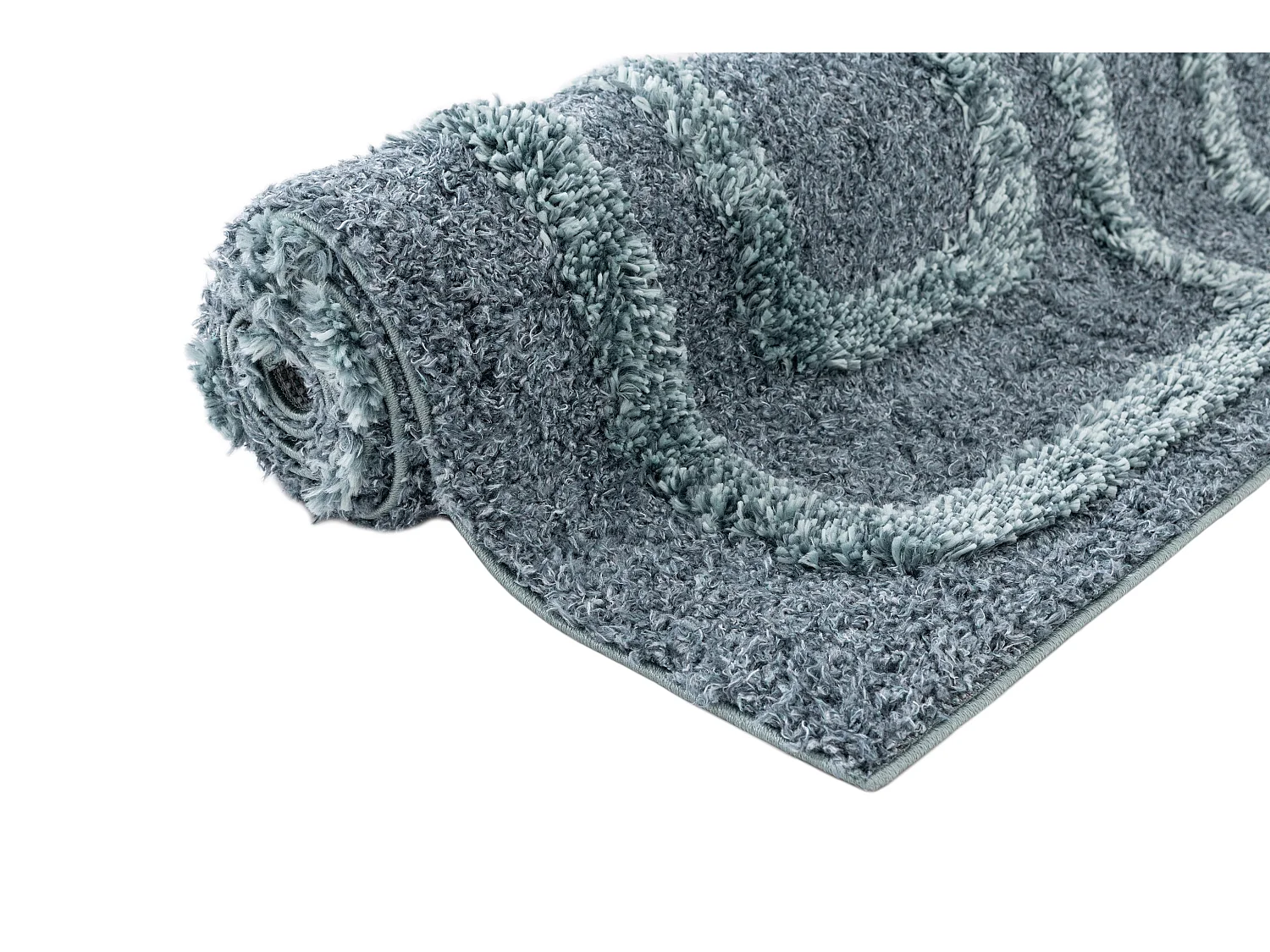 Tapis shaggy 125x185 Bleu Thun Artem