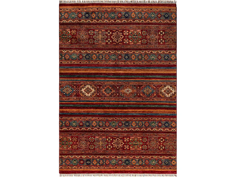 Tapis de laine 200x297 multicolore Torkman
