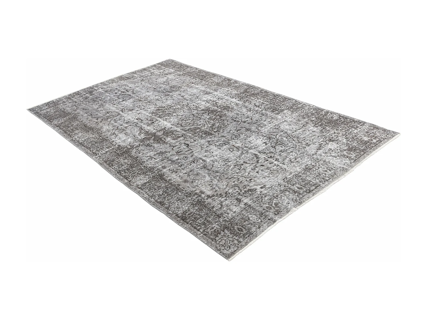 Tapis de laine 145x244 gris Ultra Vintage