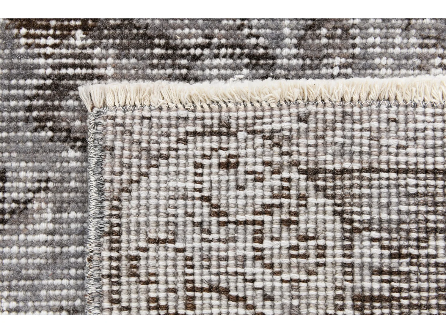 Tapis de laine 145x244 gris Ultra Vintage