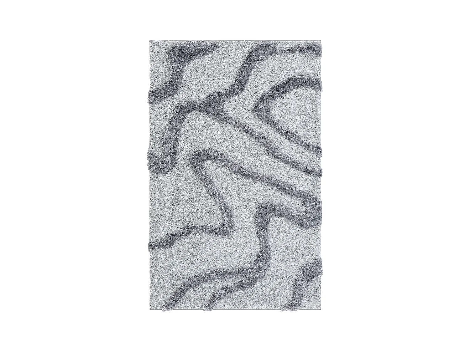 Hoogpolig tapijt 245x160 Grijs Thun Arbor