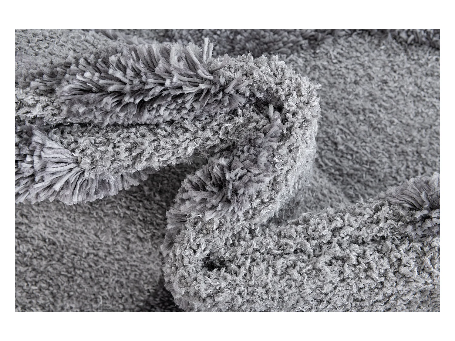 Hoogpolig tapijt 245x160 Grijs Thun Arbor