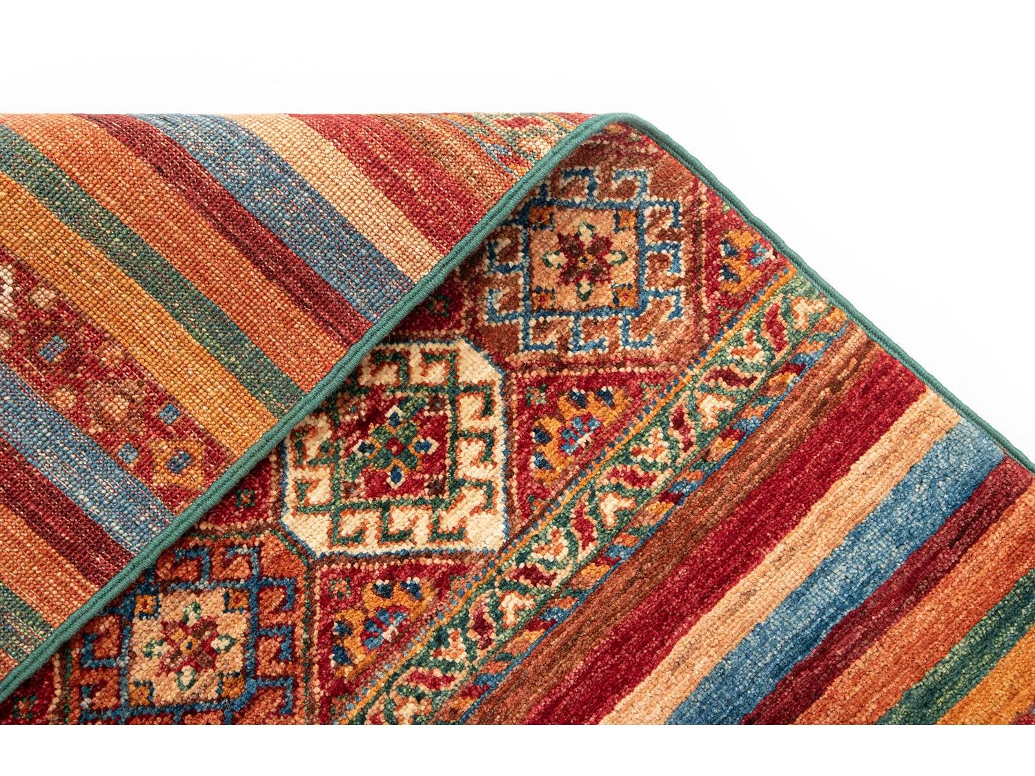 Tapis de laine 170x251 rouge Torkman