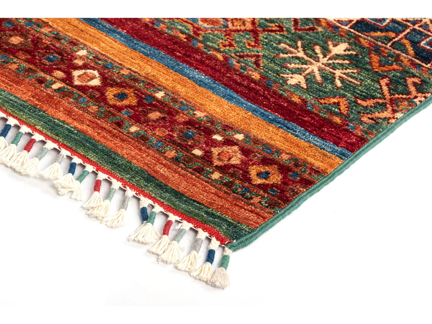 Tapis de laine 170x251 rouge Torkman