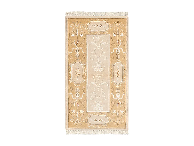 Wollteppich 84x152 Braun Darya