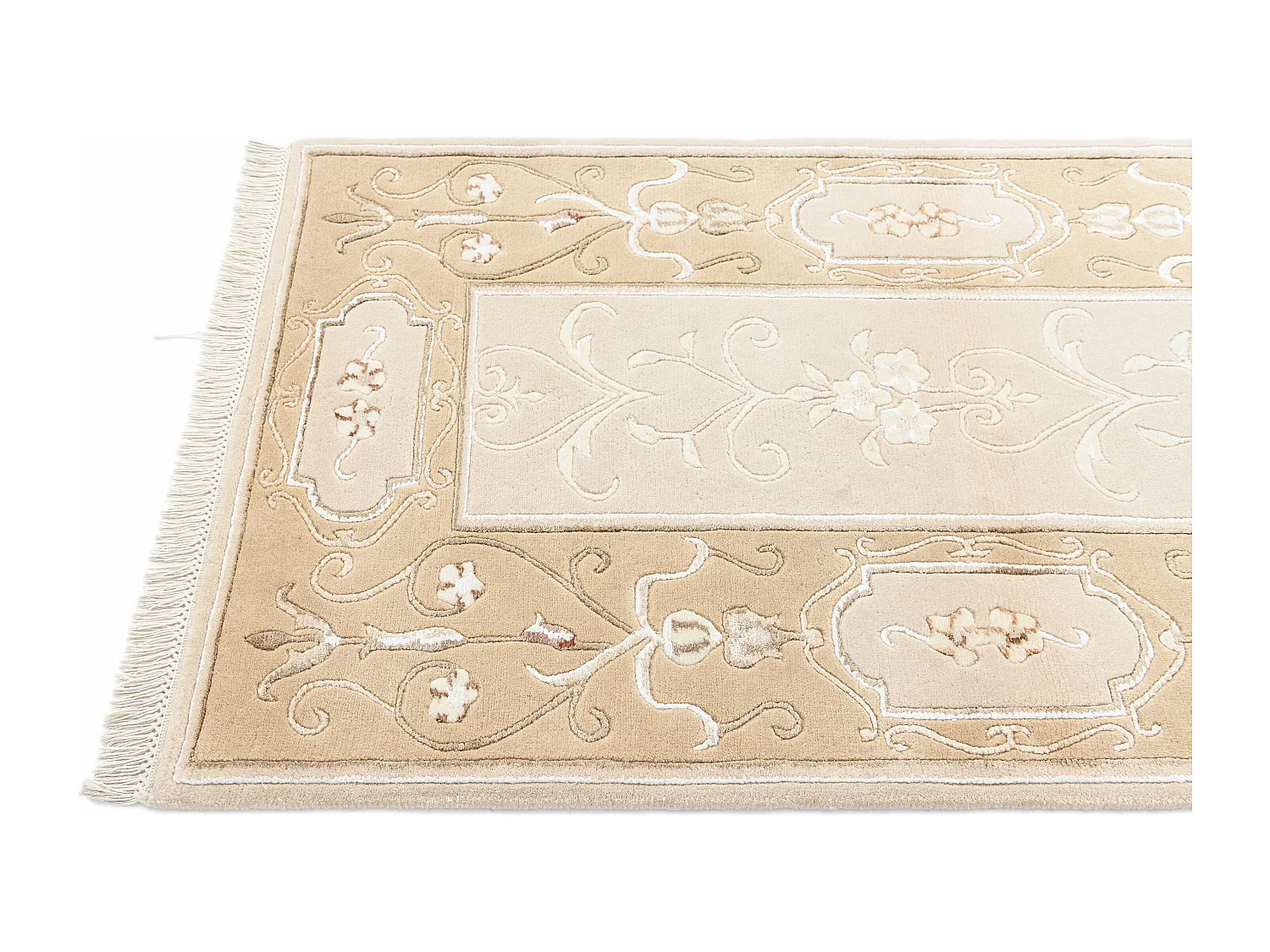 Wollteppich 84x152 Braun Darya